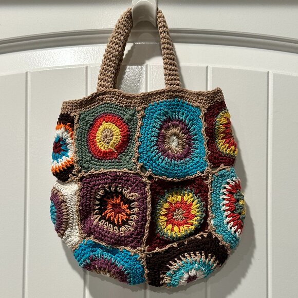 Urban Outfitters Small Crochet Tote - Picture 2 of 4